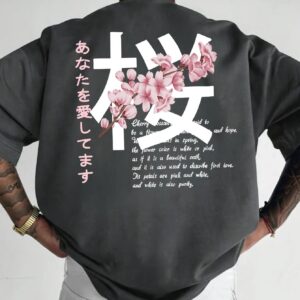 Men's Short-sleeved T-shirt Cotton Fabric Loose Design